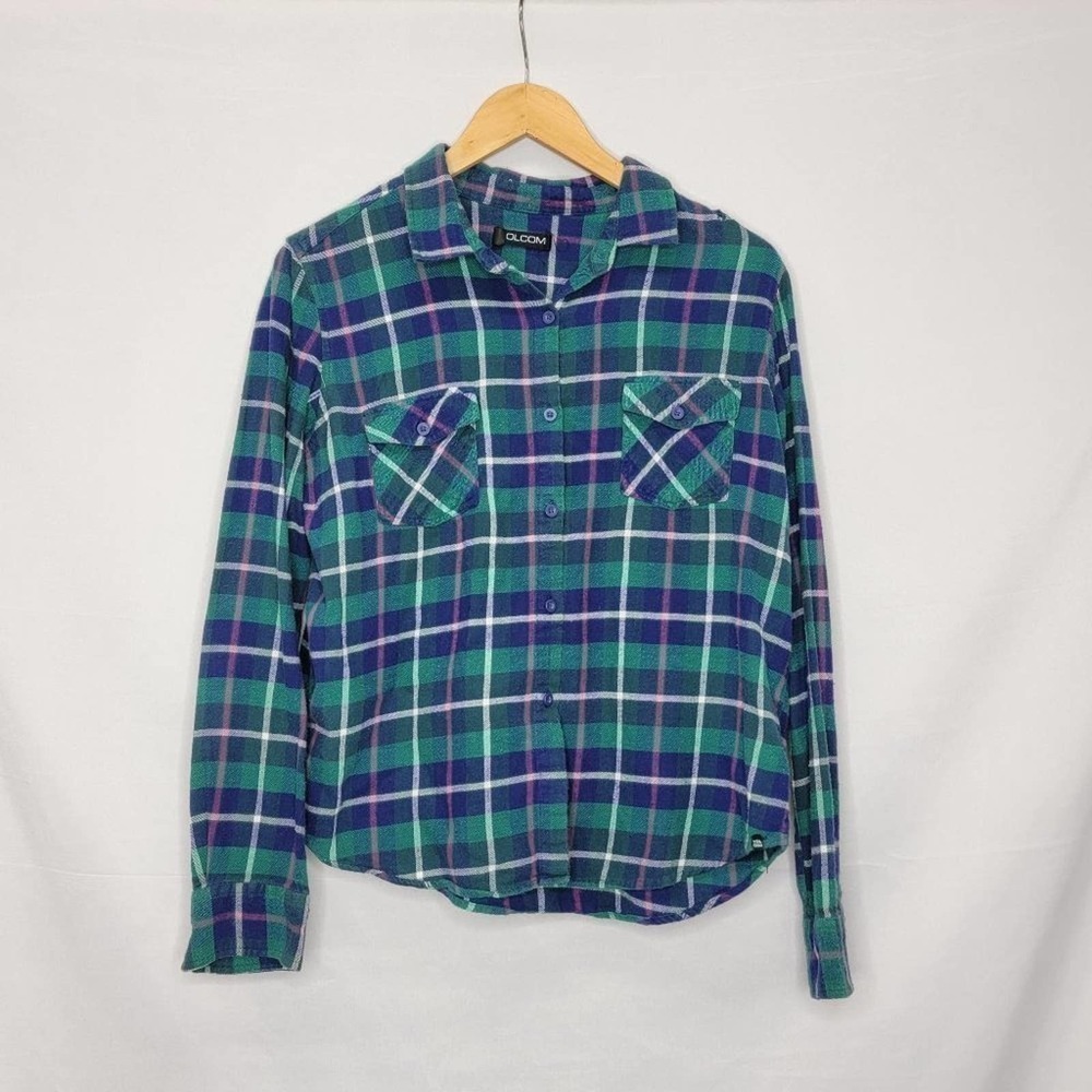 Volcom Double Breasted Pocket Button Up Shirt - image 4